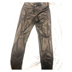 Leather leggings